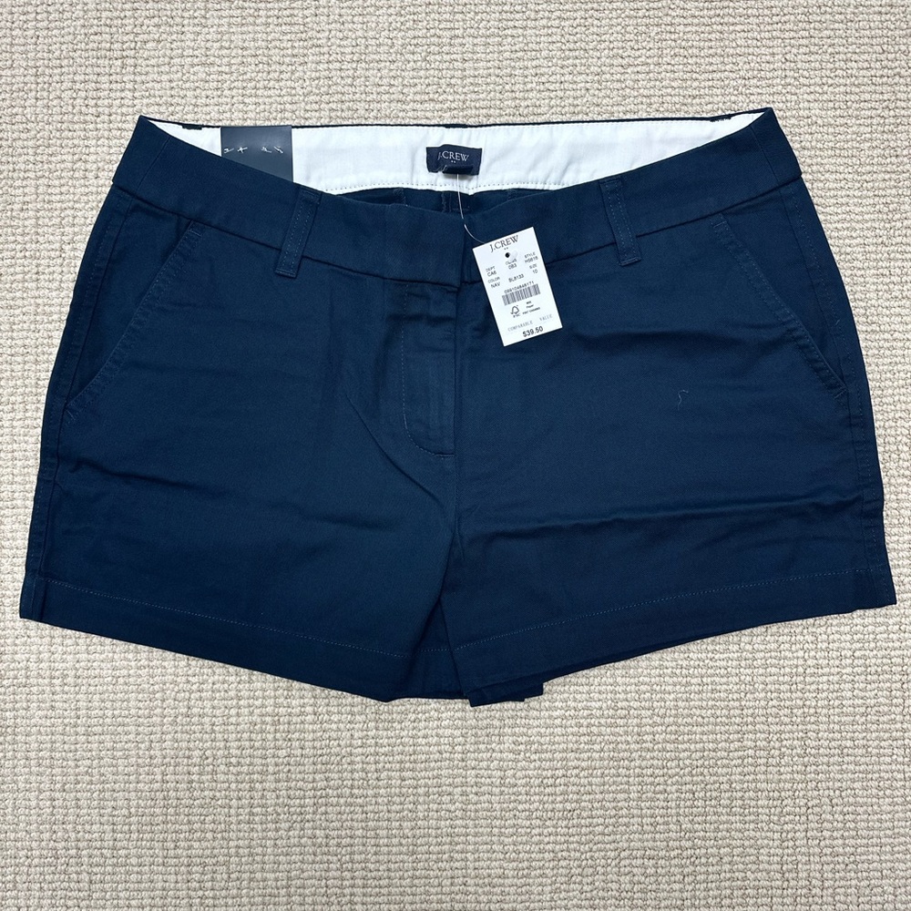 JCrew navy shorts NWT